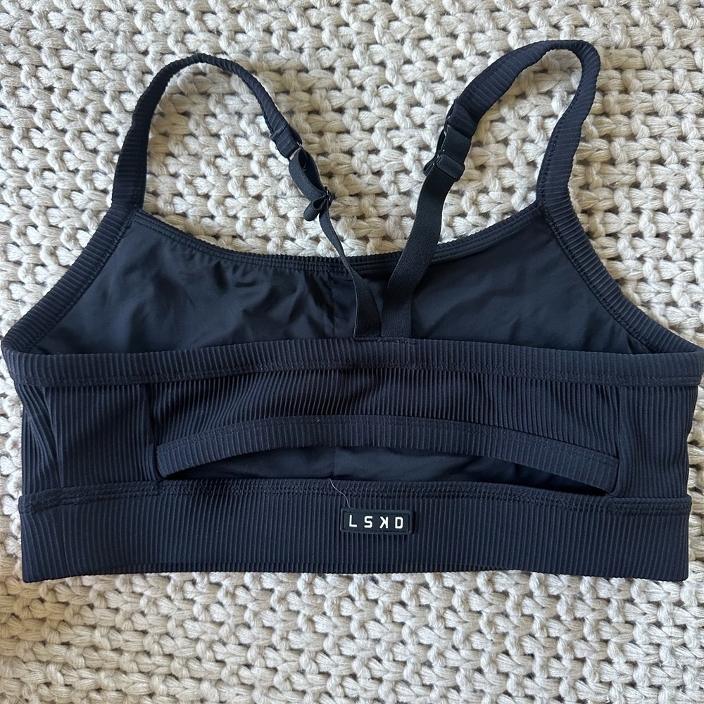 LSKD Black Sports Bra